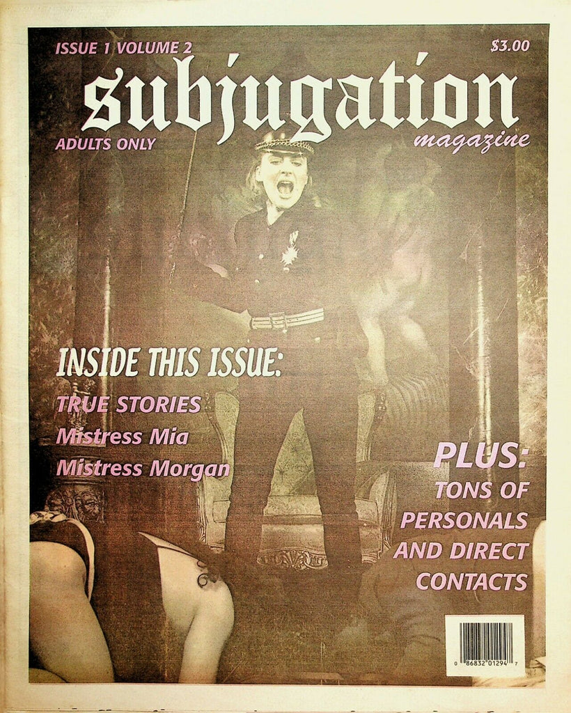 Subjugation Fetish Newspaper Mistress Mia #1 vol.2 1996 022520lm-ep