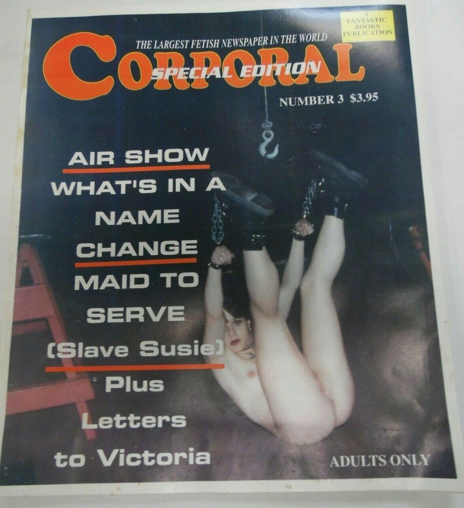 Corporal Fetish Newspaper Maid To Serve #3 1994 Special Edition 120719lm-ep