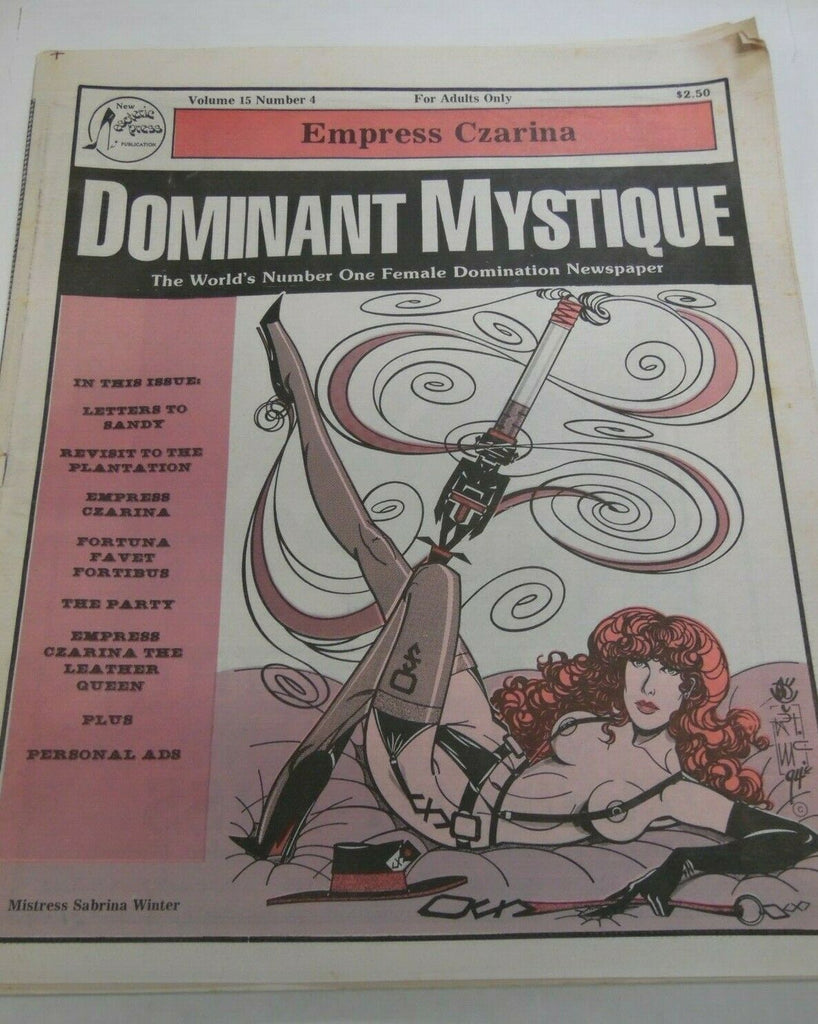Dominant Mystique Newspaper Empress Czarina vol.15 #4 1993 120719lm-ep