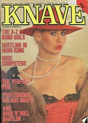Knave Magazine Covergirl Patience vol.15 #6 1983 020918lm-ep2