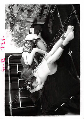Adult 1990s B&W Photo 5x7 Bondage MILF Ashley Renee Bound and Dominated 301NN