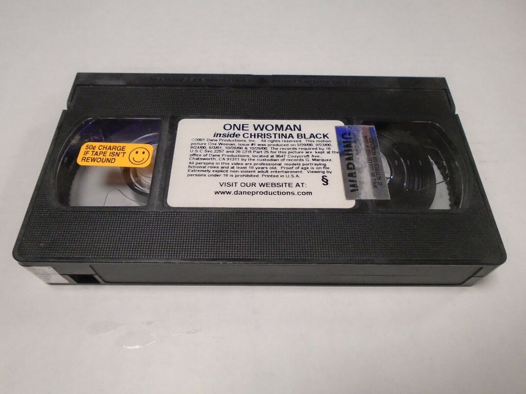One Woman Inside Christina Black Dane Prod 2001 Adult VHS 051319AMP