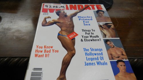 Mandate Men's Gay Magazine June 1992 Muscles Primed for Sex