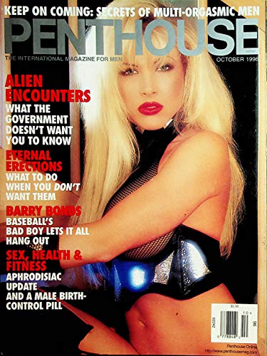 Penthouse Magazine Pet Of The Month Lisa Gayle / Barry Bonds October 1996