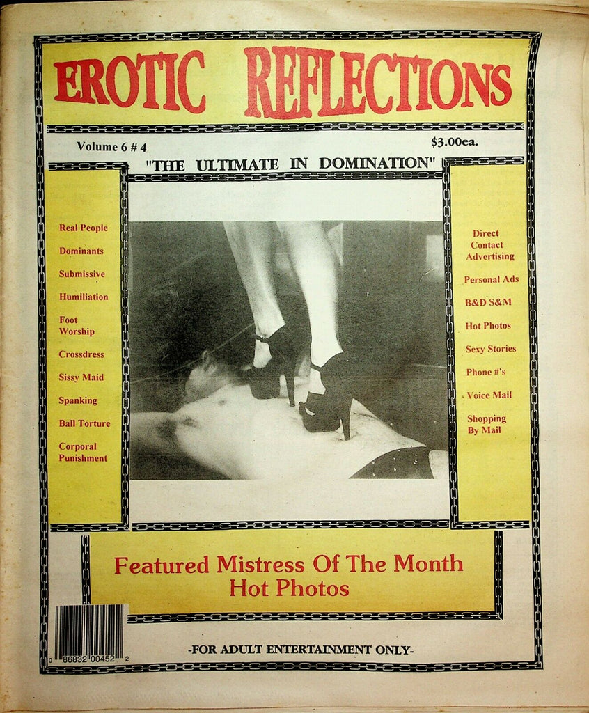 Erotic Reflections Newspaper Ultimate In Domination vol.6 #4 1989 030220lm-ep