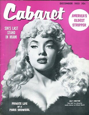 Cabaret Magazine Lilly Christine December 1955 070818lm-ep - Used
