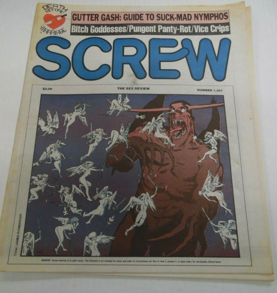 Screw Newspaper Guide To Suck-Mad Nymphos #1301 February 7,1994 121719lm-ep