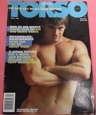 Torso Gay Magazine Cover Guy French April 1988 061013lm-epa
