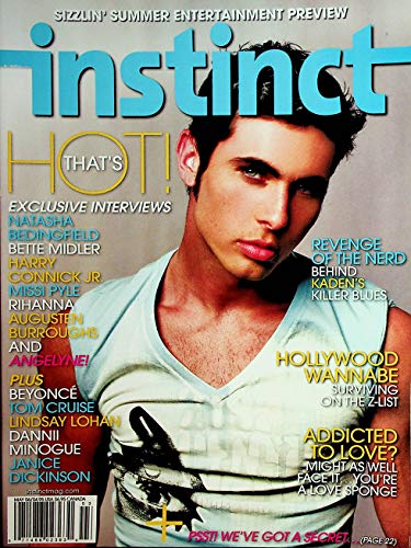 Instinct Gay Magazine Cover Guy Kaden Ellingsen / Interviews-Bette Midler, Rihanna and More! May 2006