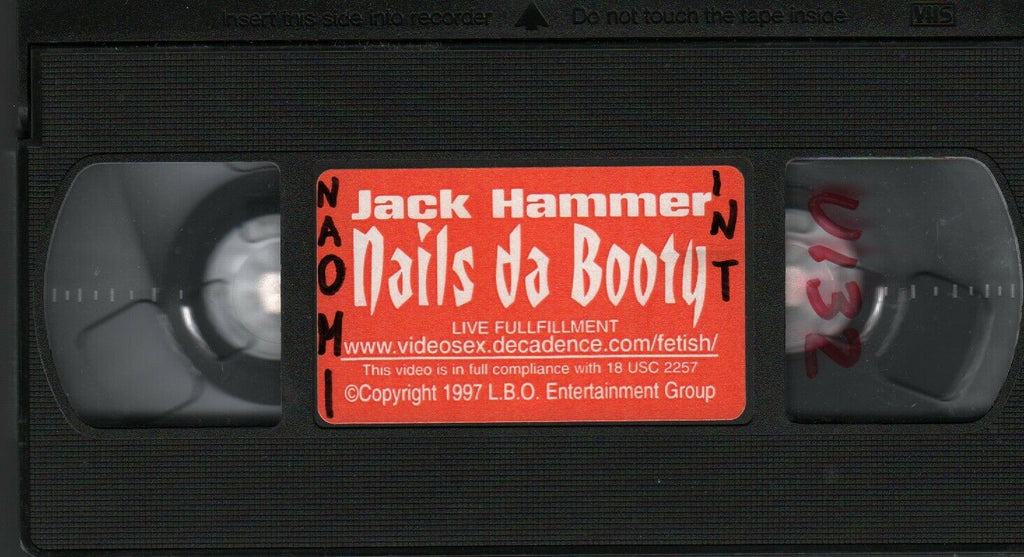 Jack Hammer Nails Da Booty 1997 Adult VHS 021720AMP