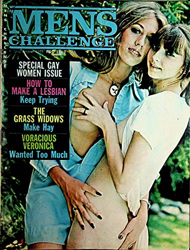 Mens Challenge Magazine Roberta Pedon / Gerri September 1974 Special Gay Women Issue