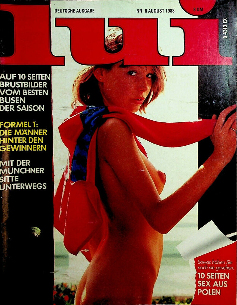 Lui German International Magazine Caroline Halt #8 August 1983 021821lm-ep