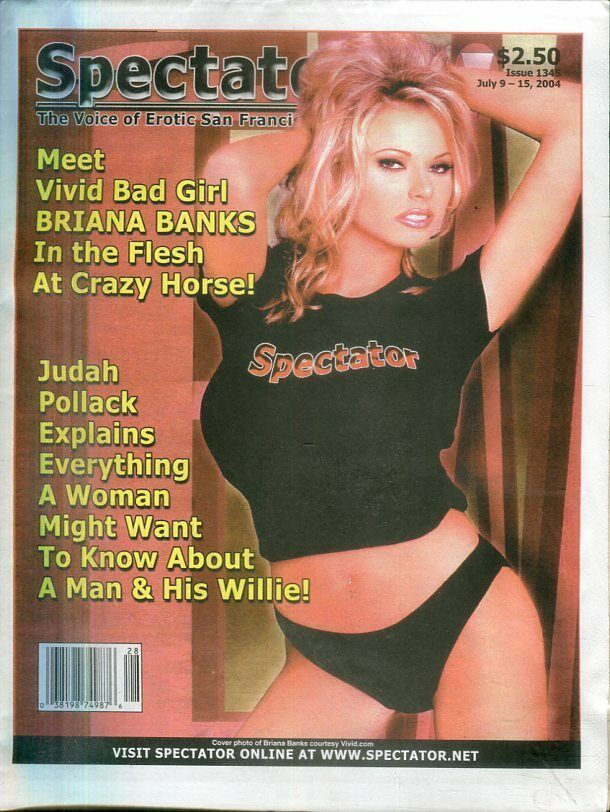 Spectator Newspaper Briana Banks #1345 2004 w/Nina Hartley Mailer 042919lm-ep2