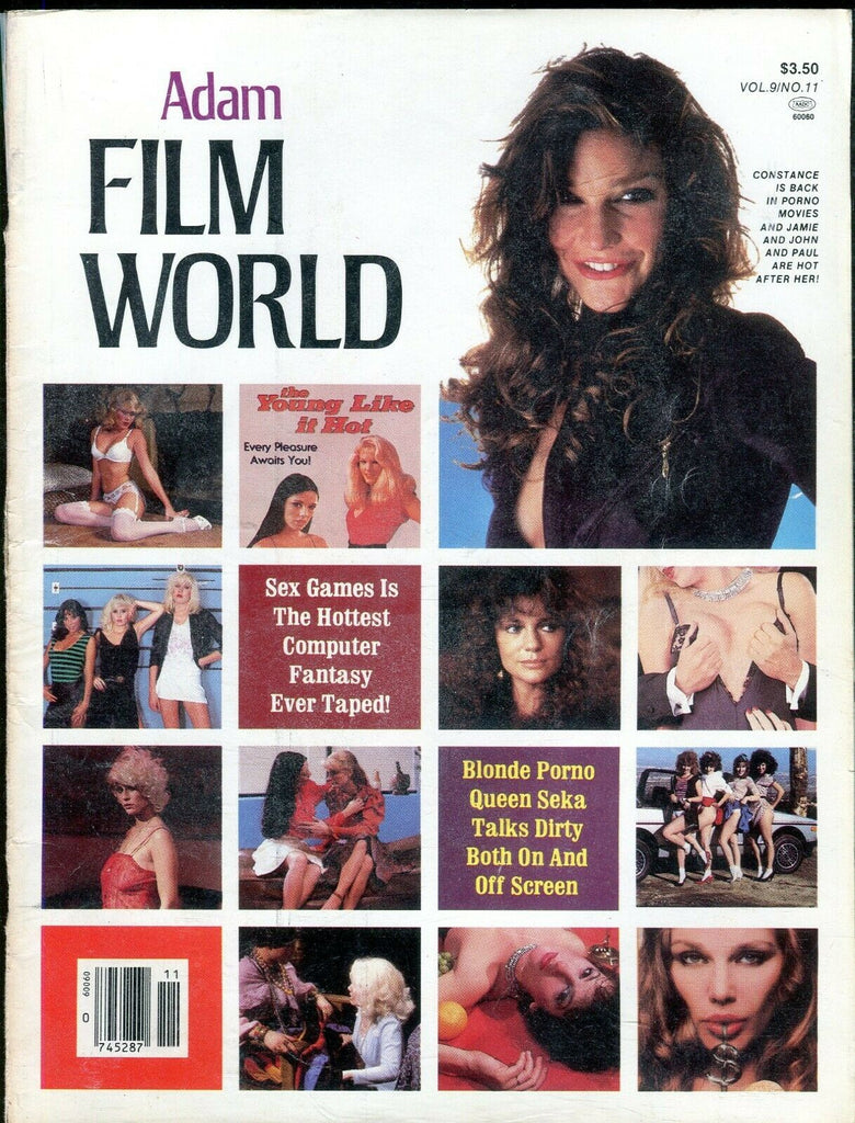 Adam Film World Magazine Seka / Shuana Grant vol.9 #11 1984 102119lm-ep