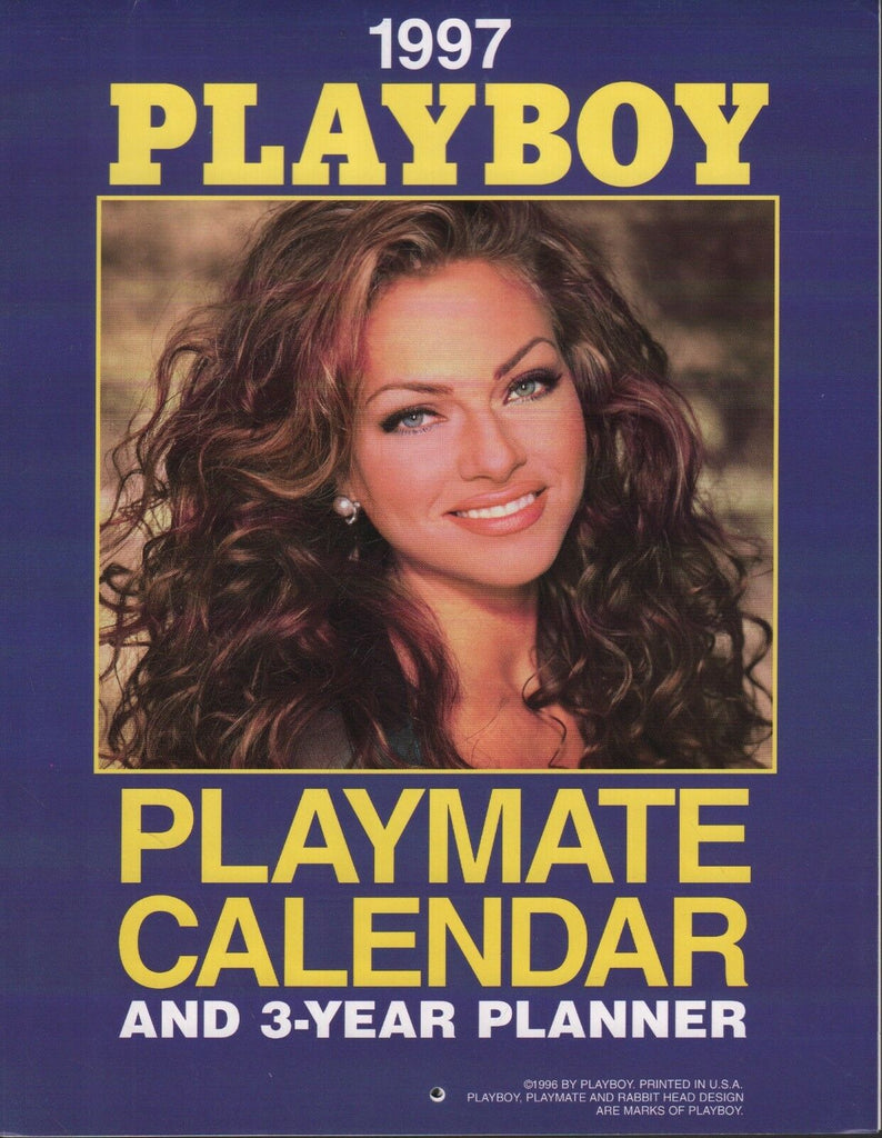 Playboy 1997 Calendar & 3 year Planner Adult Calendar 11"x8.5" 051818DBCAL - Used