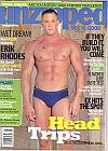 Unzipped Magazine March 2005 (New FALCON exclusive ERIK RHODES the star of SUPER SOAKED, in his first-ever interview!)