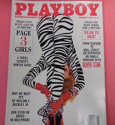 Playboy Magazine Page 3 Girls February 1988 061413lm-epa