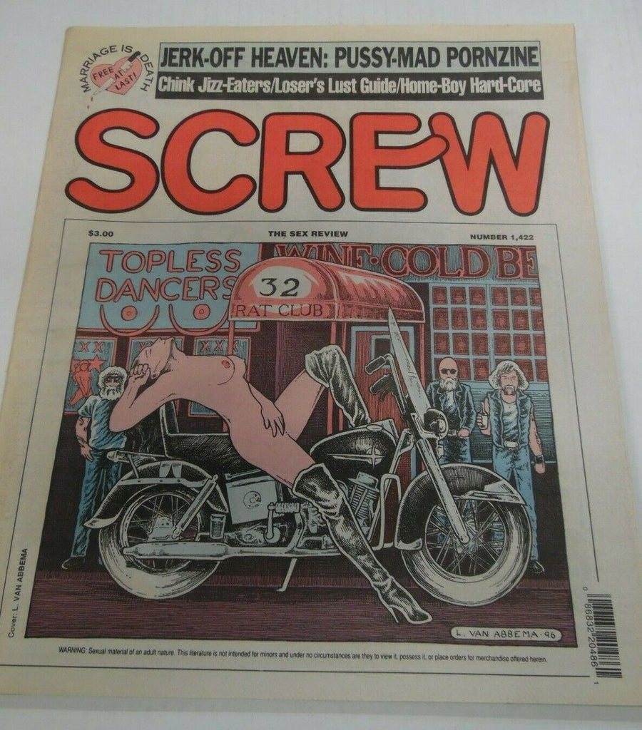 Screw Newspaper Pussy-Mad Pornzine #1422 June 3, 1996 120819lm-ep