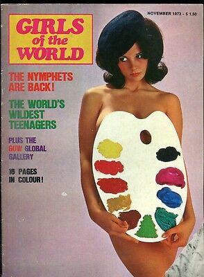 Girls Of The World Swedish Mica Hellstrom November 1973 110618lm-ep - Used