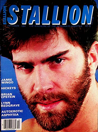 Stallion Gay Men's Magazine Jamie Wingo/Brian Epstein/Lynn Redgrave October 1984