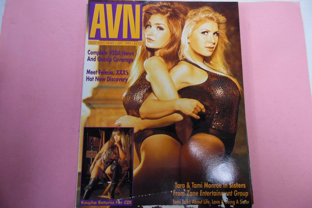 AVN Adult Video News Magazine Tara & Tami Monroe September 1993 011117lm-ep
