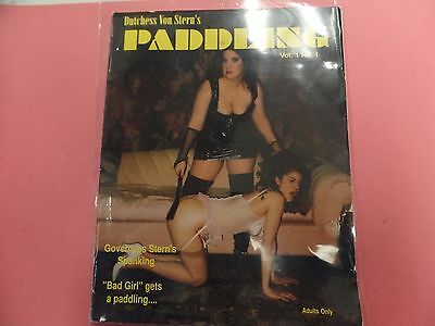 Dutchess Von Stern's Paddling Adult Fetish Magazine #1 1980's 040516lm-ep3