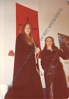 Adult 1970s Photo 3.5x5 Bondage Beautiful Dominatrix Posing Ready to Play 250HS