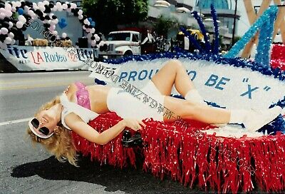 Nina Hartley Candid Original 4x6 Color Photo 1992 Pride Parade Porn Star 62ig
