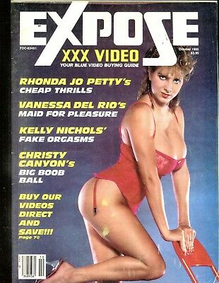 Expose Magazine Christy Canyon/Vanessa Del Rio October 1985 042118lm-ep