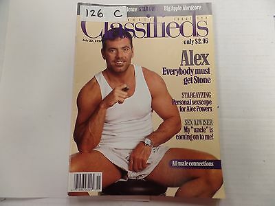 Advocate Classifieds Gay Adult Magazine Alex #126 1997 ex 020116lm-ep3