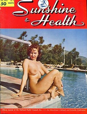 Sunshine & Health Nudist Magazine April 1959 Nudist Council 021918lm-ep