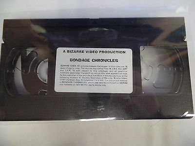 Bondage Chronicles Bizarre Video Productions Adult VHS 032516amp2