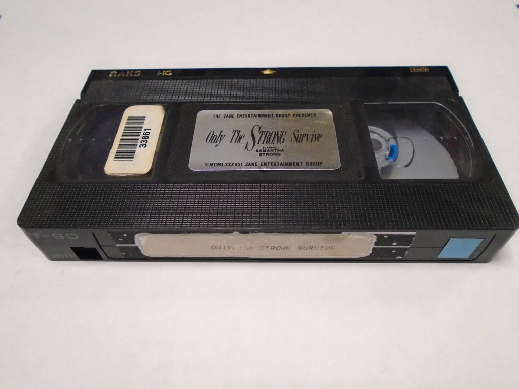 Only the Strong Survive Samantha Zane Entertainment 1988 Adult VHS 011119AMP2