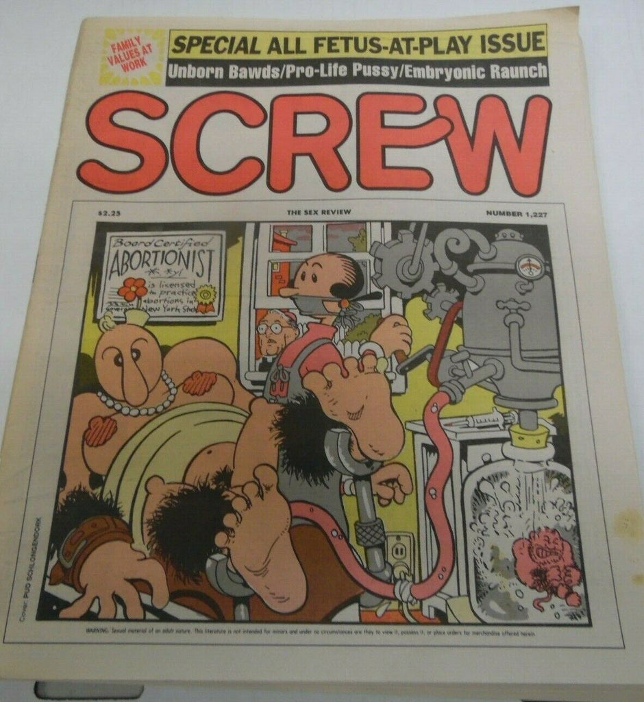 Screw Newspaper Popeye & Olive Oil Comic #1227 September 7, 1992 121719lm-ep