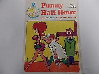 Funny Half Hour Adult Comic Magazine #16 1970's vg 020916lm-ep
