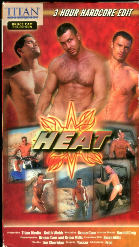 Heat Gay VHS Chris Steel / Brice Patton XXX 2-Tape Set 013120lm-ep