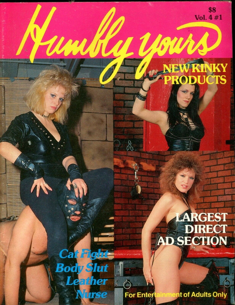 Humbly Yours Magazine Body Slut Leather Nurse vol.4 #1 072419lm-ep2