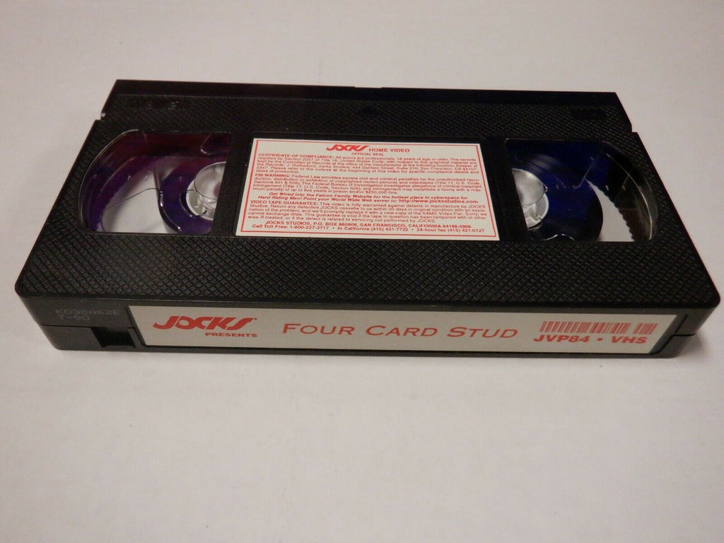 Four Card Stud Colby Taylor James West Jordan West Jocks Gay Male VHS 082020AMP2