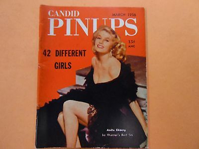 Candid Pinups Glamour Models Digest Anita Ekberg March 1956 051816lm-ep