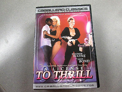 A License To Thrill Adult DVD Heather Wayne XXX new 120214lm-ep