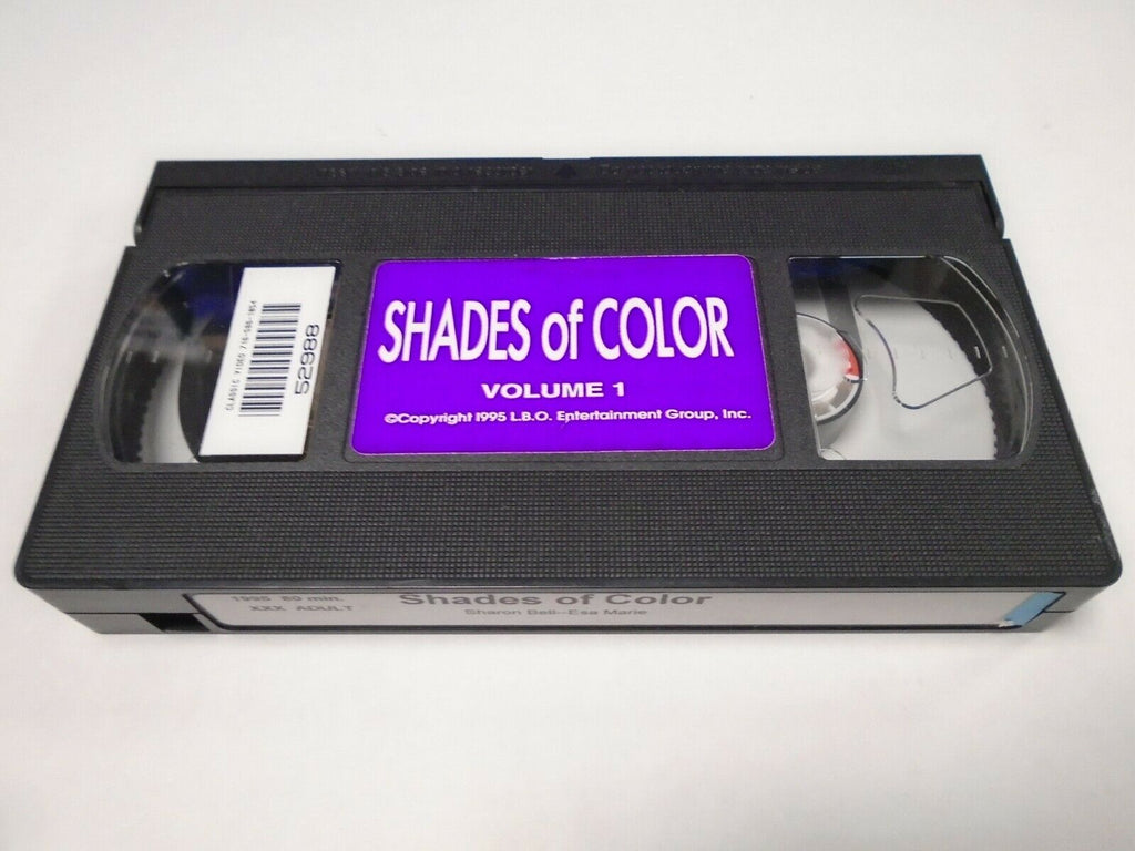 Shades of Color Vol 1 Sharon Bell Esa Marie 1995 80mins Adult VHS 030419AMP2