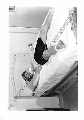 Adult Photo Vintage B&W 4x5 Bondage Beautiful Blonde Bound Dominated 425XU