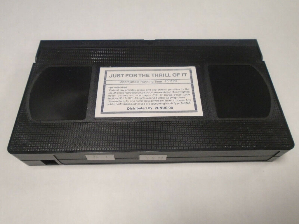 Just for the Thrill of It 75mins Venus 99 Adult VHS 072419AMP