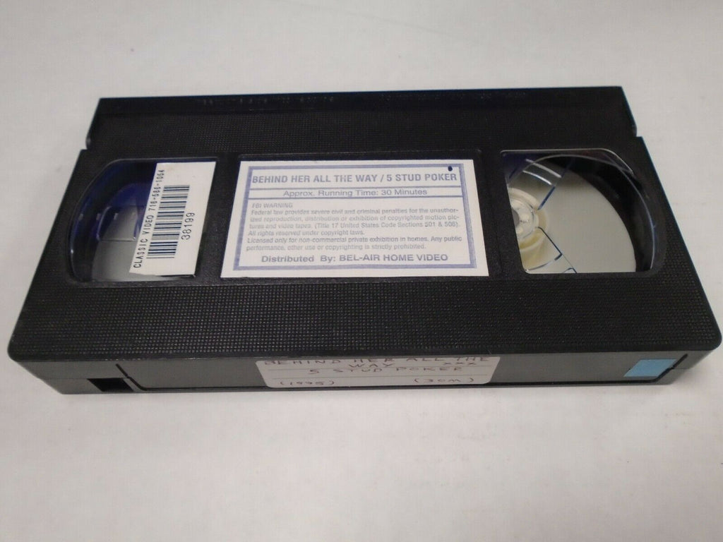 Behind Her All the Way 5 Stud Poker 1995 30mins Adult VHS 022019AMP