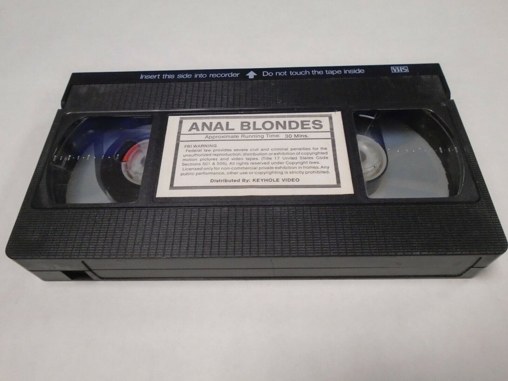 Anal Blondes Keyhold Video Vintage 30min Adult VHS 020719AMP3