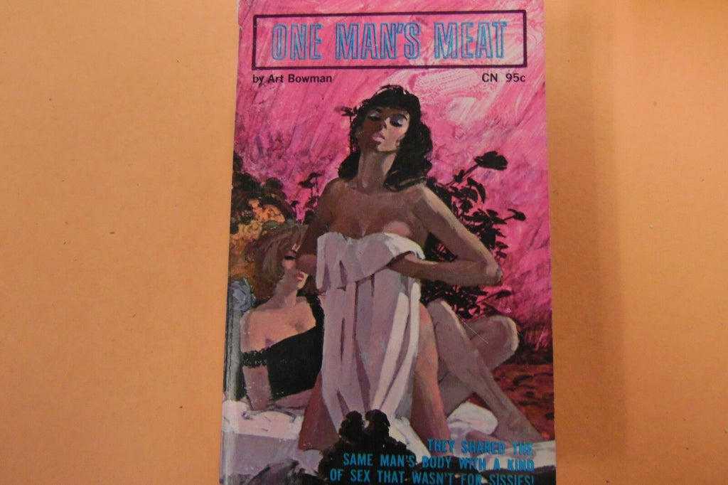 One Man's Meat Adult Novel by Art Bowman 1966 110216lm-ep2