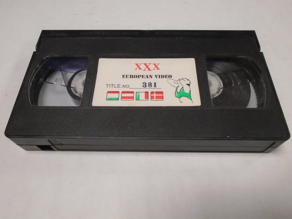 European Video #381 Horniest XXX Models Europe Vintage Adult VHS 011619AMP