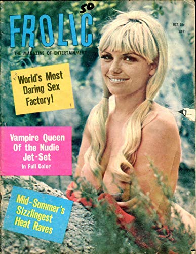 Frolic Vintage Magazine Centerfold Georgia Brooks October 1970