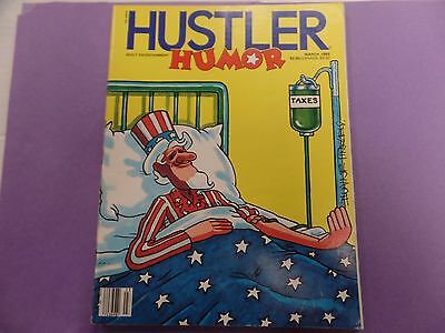 Hustler Humor Adult Magazine March 1985 040126AMP-