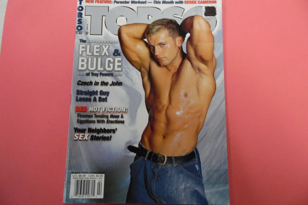 Torso Gay Magazine Troy Powers Flex & Bulge February 1999 011217lm-ep